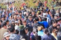 Crowd at Yuyuantan Park, Beijing, China